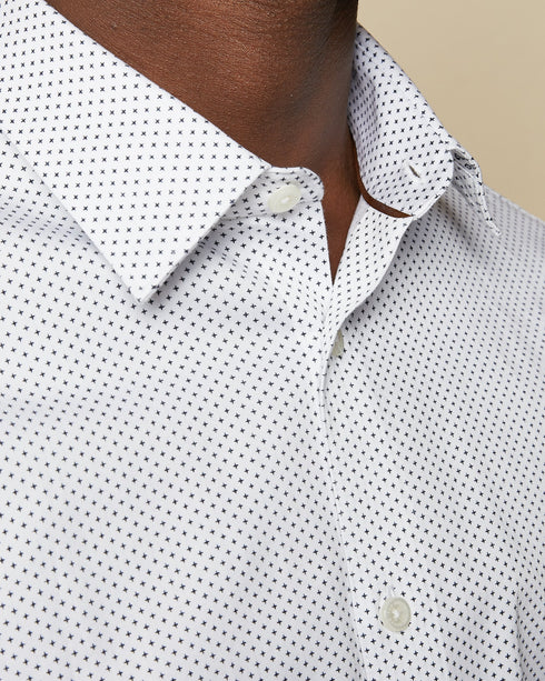 ZAK-Shirts-Long sleeve Modern Fit Geo Print Shirt- Ted Baker Romania